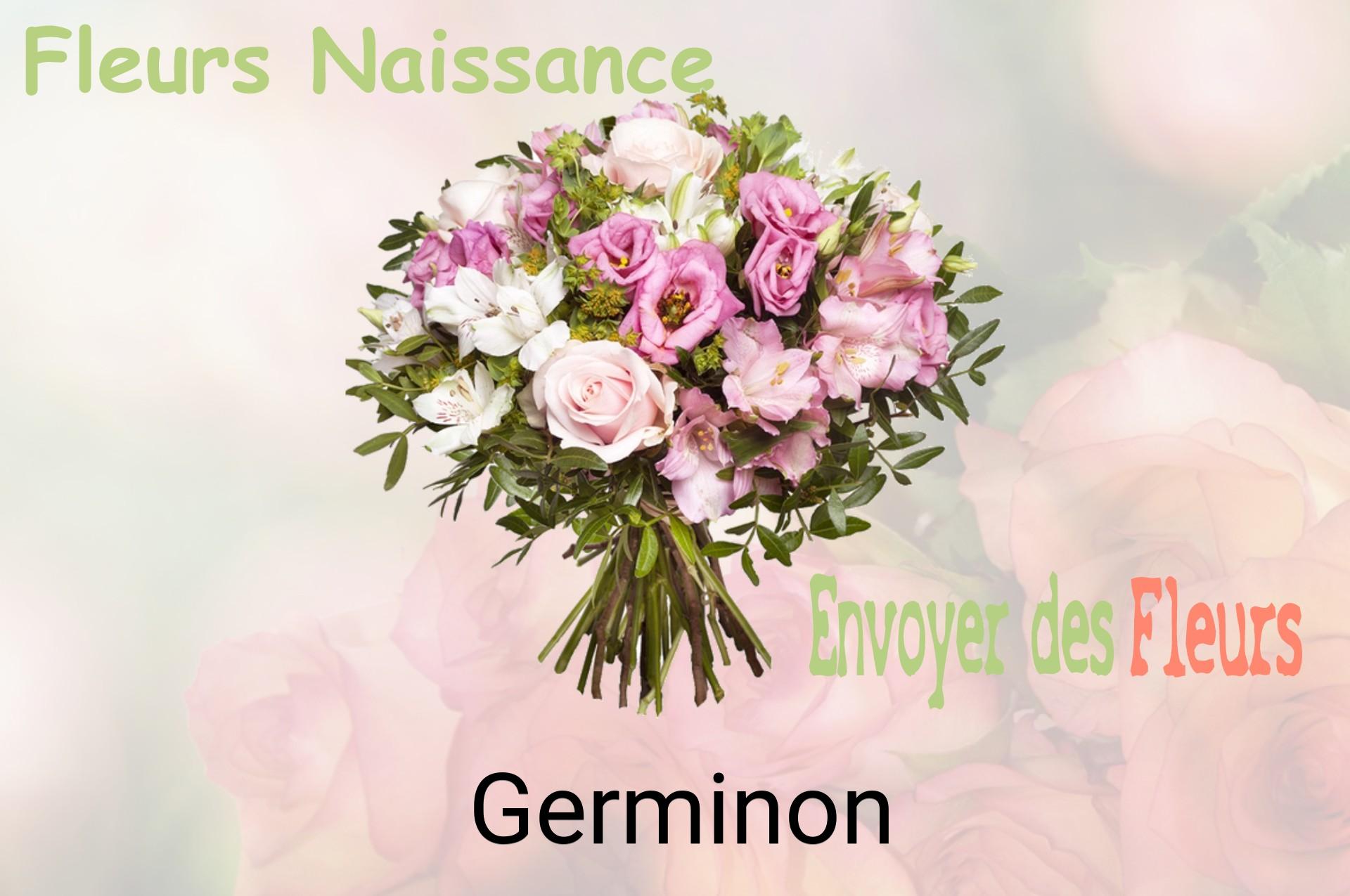 Bouquet de fleurs de naissance livré à Germinon